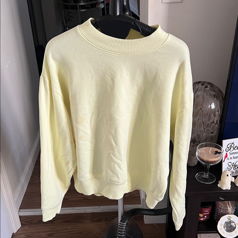 a new day Women's Light Yellow Sweater